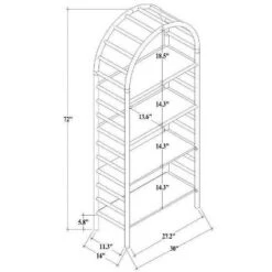 72" Holladay Curved Wooden Bookcase - Threshold™ Designed With Studio McGee 21 72" Holladay Curved Wooden Bookcase - Threshold™ Designed With Studio McGee -Cozy Living Sales Store GUEST 02d306c2 b728 424b 85ec e8a3f4144d26
