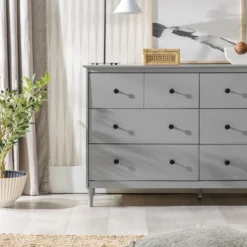 Stiva Classic Mid-Century Modern Horizontal 6 Drawer Dresser - Saracina Home 29 Stiva Classic Mid-Century Modern Horizontal 6 Drawer Dresser - Saracina Home -Cozy Living Sales Store GUEST 03a1f54e 4537 4cfe 8b24 c78de9815ace