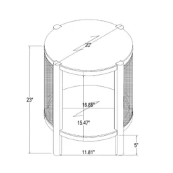 Portola Hills Woven Accent Table - Threshold™ Designed With Studio McGee 18 Portola Hills Woven Accent Table - Threshold™ Designed With Studio McGee -Cozy Living Sales Store GUEST 0561165f 7bd8 4818 b2e8 f2a443a2b510