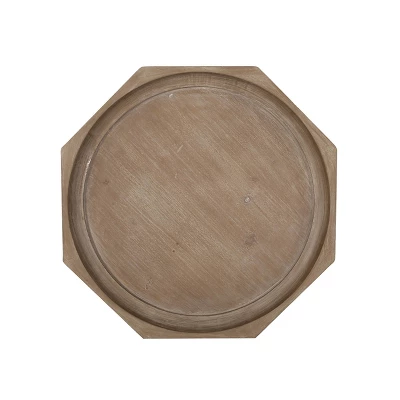 Catawissa French Country Accent Table With Octagonal Top Natural - Christopher Knight Home 3 Catawissa French Country Accent Table With Octagonal Top Natural - Christopher Knight Home - Image 3