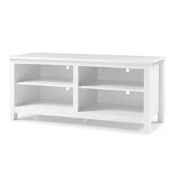 Transitional 4 Cubby Wood Open Storage TV Stand For TVs Up To 65"- Saracina Home 32 Transitional 4 Cubby Wood Open Storage TV Stand For TVs Up To 65"- Saracina Home -Cozy Living Sales Store GUEST 09d6532b 6b78 4d5b b243 91ca1fb63961