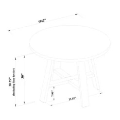 42" Linden Round Wood Dining Table - Threshold™ Designed With Studio McGee 11 42" Linden Round Wood Dining Table - Threshold™ Designed With Studio McGee -Cozy Living Sales Store GUEST 0c000735 3d37 445d 864f 66166a58d562