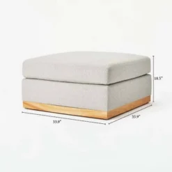 Woodland Hills Modular Sectional Ottoman Light Gray - Threshold™ Designed With Studio McGee 13 Woodland Hills Modular Sectional Ottoman Light Gray - Threshold™ Designed With Studio McGee -Cozy Living Sales Store GUEST 0ed068aa 7686 4196 a244 18c08b84b454