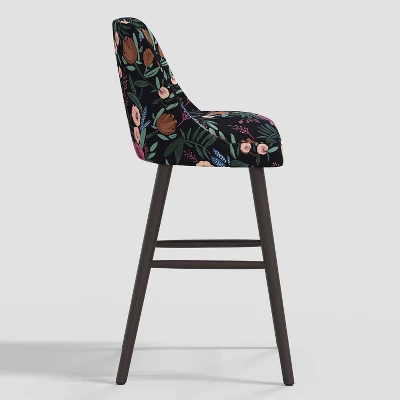 Geller Modern Counter Height Barstool In Botanical Grant Floral Ink - Threshold™ 2 Geller Modern Counter Height Barstool In Botanical Grant Floral Ink - Threshold™ - Image 2