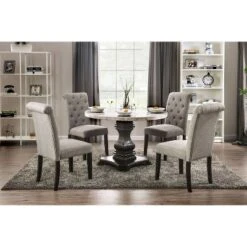 Buckley Round Dining Table White/Black - HOMES: Inside + Out 14 Buckley Round Dining Table White/Black - HOMES: Inside + Out -Cozy Living Sales Store GUEST 17dd978a 28e1 4833 ade1 00d94cfb1beb