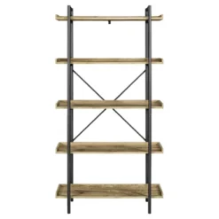 68" 5 Tray Shelf Urban Pipe X Back Bookshelf - Saracina Home 12 68" 5 Tray Shelf Urban Pipe X Back Bookshelf - Saracina Home -Cozy Living Sales Store GUEST 18cd1433 31a3 4be1 8f59 f88c9c732217