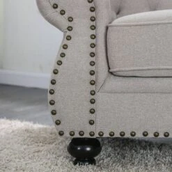 Irving Tufted Loveseat Light Gray - HOMES: Inside + Out 5 Irving Tufted Loveseat Light Gray - HOMES: Inside + Out -Cozy Living Sales Store GUEST 1ac13a88 bd39 412c 9a77 6a1ab62b6709