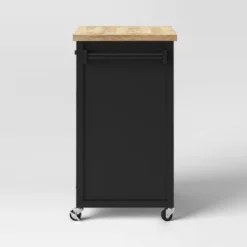Windham Wood Top Kitchen Cart - Black - Threshold™ 11 Windham Wood Top Kitchen Cart - Black - Threshold™ -Cozy Living Sales Store GUEST 1cdd1e03 5571 4873 a483 1e00574e2a6f