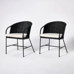 2pc Westcliff Seagrass Dining Chairs - Threshold™ Designed With Studio McGee 14 2pc Westcliff Seagrass Dining Chairs - Threshold™ Designed With Studio McGee -Cozy Living Sales Store GUEST 1ef013bb 4ce3 40b0 b848 cfeb6771829e