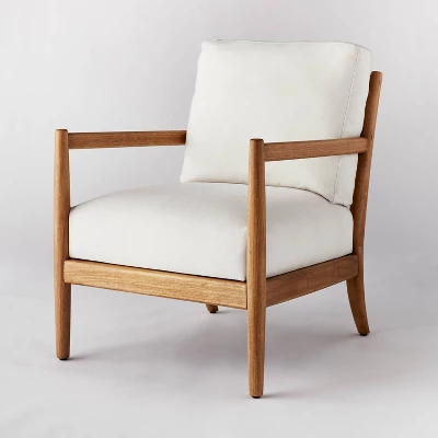 Park Valley Ladder Back Wood Arm Accent Chair - Threshold™ Designed With Studio McGee 7 Park Valley Ladder Back Wood Arm Accent Chair - Threshold™ Designed With Studio McGee - Image 7