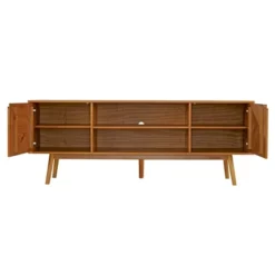 Solid Wood Mid-Century Modern TV Stand For TVs Up To 80" - Saracina Home 32 Solid Wood Mid-Century Modern TV Stand For TVs Up To 80" - Saracina Home -Cozy Living Sales Store GUEST 21c882f2 4627 4d0e a364 30f5fcdcd258