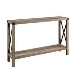 Sophie Rustic Industrial X Frame Entry Table - Saracina Home 25 Sophie Rustic Industrial X Frame Entry Table - Saracina Home -Cozy Living Sales Store GUEST 2292a929 879a 40c9 b1e6 a320c41470f7