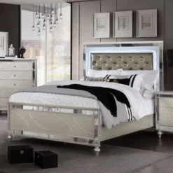 3pc Queen La Mesa Bed Nightstand And Dresser Set Silver - HOMES: Inside + Out 15 3pc Queen La Mesa Bed Nightstand And Dresser Set Silver - HOMES: Inside + Out -Cozy Living Sales Store GUEST 22d13a75 3187 4f40 a6dd 2f30507fe613
