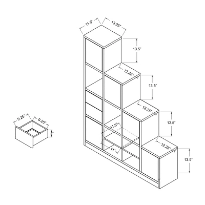 61.5" Hirsch Contemporary Bookcase White - HOMES: Inside + Out 9 61.5" Hirsch Contemporary Bookcase White - HOMES: Inside + Out - Image 9