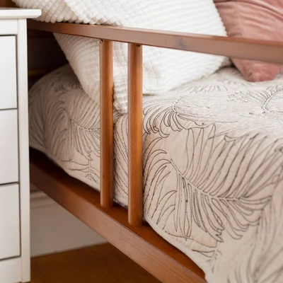 Mid Century Modern Solid Wood Spindle Daybed - Saracina Home 6 Mid Century Modern Solid Wood Spindle Daybed - Saracina Home - Image 6