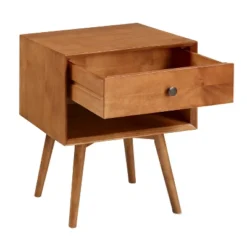 Greenberg 1 Drawer Mid-Century Modern Solid Wood Nightstand - Saracina Home 9 Greenberg 1 Drawer Mid-Century Modern Solid Wood Nightstand - Saracina Home -Cozy Living Sales Store GUEST 25bb5c69 0a6c 4e3a b08f c7d8cbe3669c