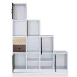61.5" Hirsch Contemporary Bookcase White - HOMES: Inside + Out 13 61.5" Hirsch Contemporary Bookcase White - HOMES: Inside + Out -Cozy Living Sales Store GUEST 26e17df7 0b56 4f13 b819 335e0110926e