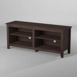 Transitional 4 Cubby Wood Open Storage TV Stand For TVs Up To 65"- Saracina Home 22 Transitional 4 Cubby Wood Open Storage TV Stand For TVs Up To 65"- Saracina Home -Cozy Living Sales Store GUEST 26e980c1 ccaf 4dd9 90f1 a41ebb526357