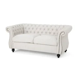 Somerville Traditional Chesterfield Loveseat - Christopher Knight Home -Cozy Living Sales Store GUEST 27510145 c665 4a8e ab08 733327ea13e3