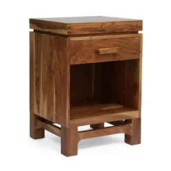 Wadley Boho Handcrafted Acacia Wood Nightstand Natural - Christopher Knight Home 11 Wadley Boho Handcrafted Acacia Wood Nightstand Natural - Christopher Knight Home -Cozy Living Sales Store GUEST 28b56f82 cbcb 44b1 b7e4 66ae5c17cd0a