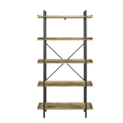 68" 5 Tray Shelf Urban Pipe X Back Bookshelf - Saracina Home 16 68" 5 Tray Shelf Urban Pipe X Back Bookshelf - Saracina Home -Cozy Living Sales Store GUEST 2cbd23e1 fd4e 4f90 8501 19a0b1d03ecd