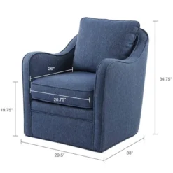 Mitchell Wide Seat Swivel Armchair - Madison Park 16 Mitchell Wide Seat Swivel Armchair - Madison Park -Cozy Living Sales Store GUEST 2eb4a770 fade 443d 8f8c 33be472b7975