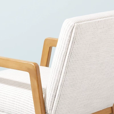 Upholstered Wood Framed Accent Arm Chair - Hearth & Hand™ With Magnolia 5 Upholstered Wood Framed Accent Arm Chair - Hearth & Hand™ With Magnolia - Image 5