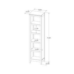 72" Carson Narrow Bookcase - Threshold™ -Cozy Living Sales Store GUEST 2f5b1add e3dc 46cd a227 07b43a380bc4