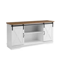 Modern Transitional Sliding Barndoor TV Stand For TVs Up To 65"- Saracina Home 36 Modern Transitional Sliding Barndoor TV Stand For TVs Up To 65"- Saracina Home -Cozy Living Sales Store GUEST 2f913d69 9569 41d2 aad7 830c710cc2a8