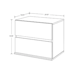2 Drawer Modular Nightstand White - Room Essentials™ -Cozy Living Sales Store GUEST 3a4737e7 4084 4aa8 9faa fdad66f90a9c