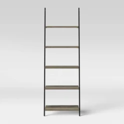 72" Loring 5 Shelf Leaning Bookshelf - Threshold™ 16 72" Loring 5 Shelf Leaning Bookshelf - Threshold™ -Cozy Living Sales Store GUEST 3b2af214 2cb4 4112 aa0d 454af67e18fa
