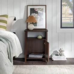 Georgia Single Door Storage Nightstand - Saracina Home 19 Georgia Single Door Storage Nightstand - Saracina Home -Cozy Living Sales Store GUEST 3e74ea6f bd1b 4c46 9b45 39ed26ce001b
