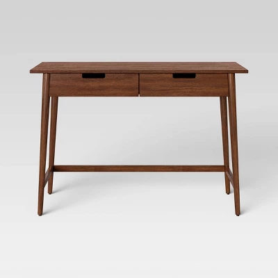 Ellwood Wood Writing Desk With Drawers - Threshold™ 5 Ellwood Wood Writing Desk With Drawers - Threshold™ - Image 5