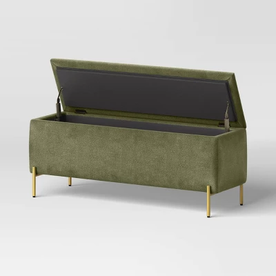 Ivy Upholstered Storage Bench - Threshold™ 2 Ivy Upholstered Storage Bench - Threshold™ - Image 2