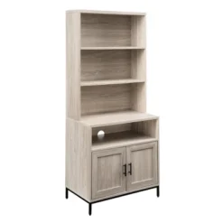 64.12" Orin Modern 2 Door Bookshelf Hutch - Saracina Home 24 64.12" Orin Modern 2 Door Bookshelf Hutch - Saracina Home -Cozy Living Sales Store GUEST 4533baad 7e0e 473b a184 41d33d5548af