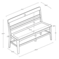 Wood Ladder Back Bench - Hearth & Hand™ With Magnolia -Cozy Living Sales Store GUEST 46efa1ae da8d 491f b419 88f9c667e10a