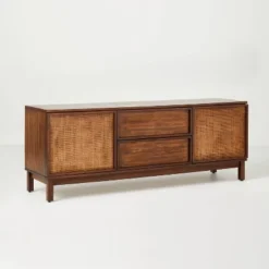 Wood & Cane Transitional Media Console - Hearth & Hand™ With Magnolia 17 Wood & Cane Transitional Media Console - Hearth & Hand™ With Magnolia -Cozy Living Sales Store GUEST 47d6512c 9c87 4cf2 85dc dc4e4150645a