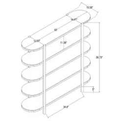 57" Portola Hills 5 Shelf Horizontal Bookcase - Threshold™ Designed With Studio McGee 16 57" Portola Hills 5 Shelf Horizontal Bookcase - Threshold™ Designed With Studio McGee -Cozy Living Sales Store GUEST 4a1c7b50 180c 4afa a05b f287b4db2a71