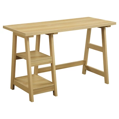 Designs2Go Trestle Desk With Shelves - Breighton Home 10 Designs2Go Trestle Desk With Shelves - Breighton Home - Image 10