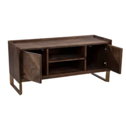 Glacerad Reclaimed Wood Media Console For TVs Upto 50" Brown - Aiden Lane 18 Glacerad Reclaimed Wood Media Console For TVs Upto 50" Brown - Aiden Lane -Cozy Living Sales Store GUEST 4bd16b9b 7878 4b86 840d 8ad0879c2604