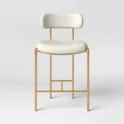 Orion Luxe Backed Counter Height Barstool With Brass Legs Gray Velvet - Threshold™ 6 Orion Luxe Backed Counter Height Barstool With Brass Legs Gray Velvet - Threshold™ -Cozy Living Sales Store GUEST 4bf0f538 800a 42b1 8a32 e9288107d96d