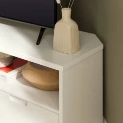 Cara Mid-Century Modern 3 Drawer Corner TV Stand For TVs Up To 58" - Saracina Home 35 Cara Mid-Century Modern 3 Drawer Corner TV Stand For TVs Up To 58" - Saracina Home -Cozy Living Sales Store GUEST 4d460d9d e580 44a2 a814 3c51012cc883