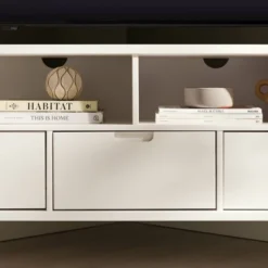 Cara Mid-Century Modern 3 Drawer Corner TV Stand For TVs Up To 58" - Saracina Home 32 Cara Mid-Century Modern 3 Drawer Corner TV Stand For TVs Up To 58" - Saracina Home -Cozy Living Sales Store GUEST 4fd87e73 4820 481c 992e dd4b9bda1b48