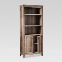 72" Carson 5 Shelf Bookcase With Doors - Threshold 15 72" Carson 5 Shelf Bookcase With Doors - Threshold -Cozy Living Sales Store GUEST 50091ed5 fc57 4bb6 a167 b371f65079f8