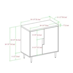 Modern Accent Cabinet With Color Pop Interior - Saracina Home 14 Modern Accent Cabinet With Color Pop Interior - Saracina Home -Cozy Living Sales Store GUEST 5086d616 ad3e 40ba bca2 a4861a7e7a12