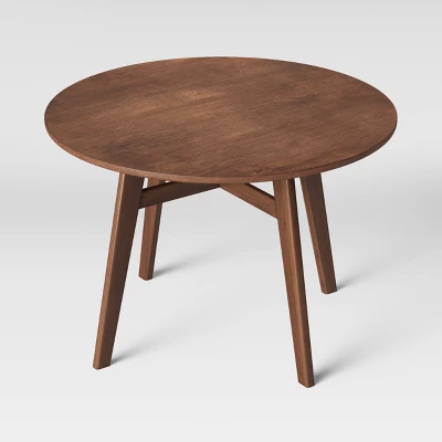 44" Maston Dining Table Round Hazelnut - Threshold™ 2 44" Maston Dining Table Round Hazelnut - Threshold™ - Image 2