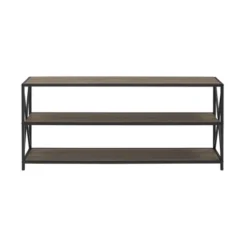 Modern Industrial X Frame Metal And Wood Media Bookshelf - Saracina Home 8 Modern Industrial X Frame Metal And Wood Media Bookshelf - Saracina Home -Cozy Living Sales Store GUEST 52d1ce23 f80a 4dab 81ca ab7e5e208a8c