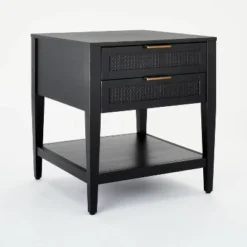 East Bluff 2 Drawers Woven Accent Table Black - Threshold™ Designed With Studio McGee 14 East Bluff 2 Drawers Woven Accent Table Black - Threshold™ Designed With Studio McGee -Cozy Living Sales Store GUEST 52fed250 d753 4005 9d7b 39d23590a57b