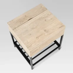 Loring End Table With Charging Station - Threshold™ 10 Loring End Table With Charging Station - Threshold™ -Cozy Living Sales Store GUEST 549b3ccc 3106 4063 b684 102c174f5c61