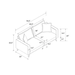 Maryan Pillowback Wood Stretcher Sofa Gray Linen - Room & Joy 19 Maryan Pillowback Wood Stretcher Sofa Gray Linen - Room & Joy -Cozy Living Sales Store GUEST 5c828eec 5214 445f 81b7 f8b507332f9e